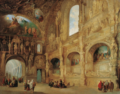 Genaro Perez Villaamil  La capilla de los Benavente en Medina de Rioseco.jpg