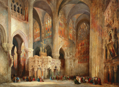 Genaro Perez Villaamil Iglesia de Santiago el Menor, en Lieja.jpg