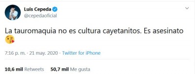 Cepeda cantante tuit.JPG