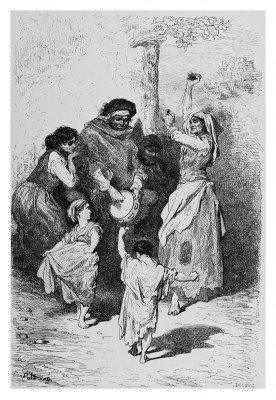 Baile de niños gitanos en el Sacro-Monte España 1881  Doré Gustave.jpg