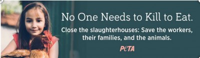 "Nadie necesita matar para comer"