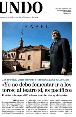 Uribes ministro cultura yo no debo fomentar ir a los toros el teatro si es pacífico.jpg
