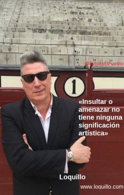 1 Loquillo José María Sanz Beltrán frase insultar amenazar firmada.jpg