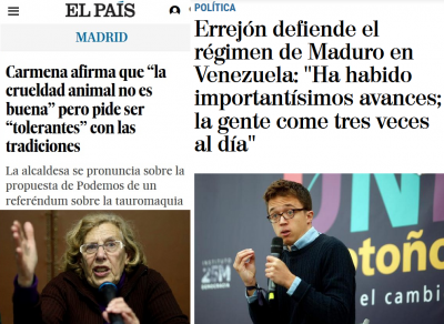 Carmena la tauromaquia Errejon y Maduro.PNG