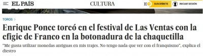 Enrique Ponce monedas Franco 2 mayo festival.JPG