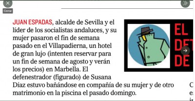 Alcalde socialista Espadas vacaciones.JPG