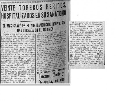 Allam Alexander Brown Torero norteamericano 1960 herido.jpeg