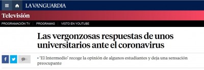 La Vanguardia La Sexta Intermedio Coronavirus.JPG