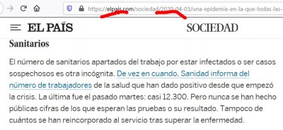 Sanitarios desconocen el número de contagiados.JPG