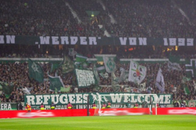 werder bremen Refugees welcome.jpg