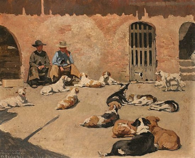 Escena con perros Andrés Parladé y Heredia.jpg