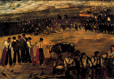 Plaza de las Ventas. Obra de José Gutiérrez Solana.jpg