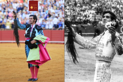 Morante de La Puebla y Ruiz Miguel Rabo en La Maestranza.jpg