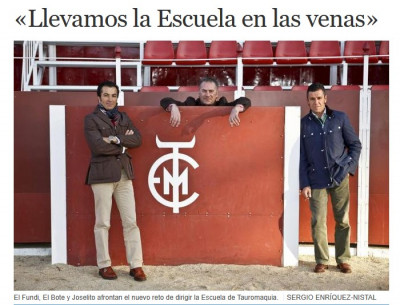El Fundi, Bote y Joselito en la Escuela de Madrid.jpg