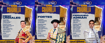 Diego Urdiales, Fortes y Fernando Adrián toros de El Torero.jpg