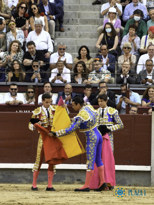 Fernando Adrián Confirma con JM Manzanares en presencia de Roca Rey 2019.JPG