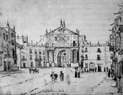 Puerta de Triana de Richard Ford en 1932 Sevilla antigua.jpg
