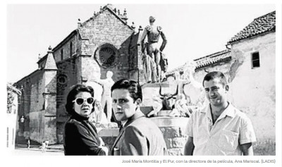 José María Montilla, El Puri y Ana Mariscal en el rodaje.jpg