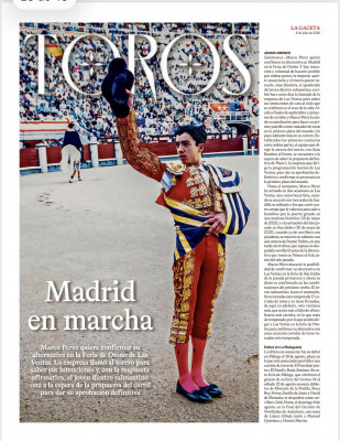 Marco Pérez quiere confirmar en Otoño en Madrid.jpg