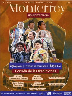 Plaza de toros Monumental Lorenzo Garza Cartel de 2025.jpg