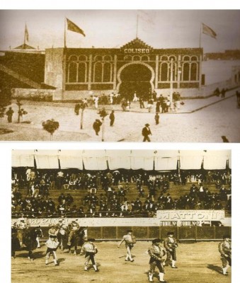 Rosario Argentina Plaza de toros y  paseíllo previo a la corrida de toros.jpg