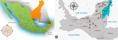 Quintana Roo Ubicación y estados vecinos.jpg