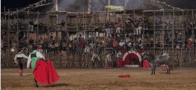 Corridas de toros en los pueblos mayas.gif