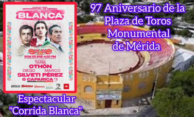 Corrida Blanca en la Monumental de Mérida 90 aniversario.jpg