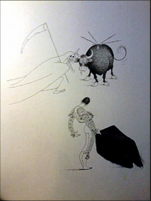 2 Albert Dubout Toro torero y muerte.jpg