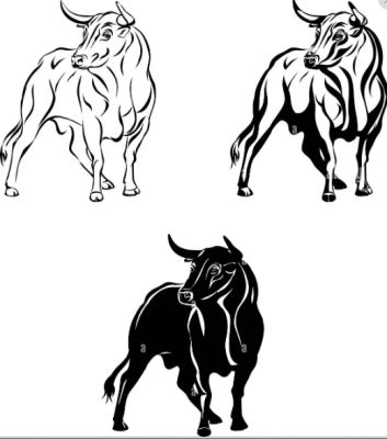 Toros siluetas.png