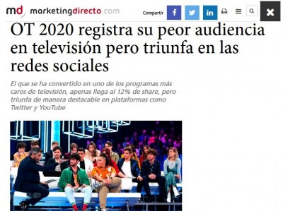 OT 2020 Operación Triunfo Peor dato de audiencia histórico 1.JPG
