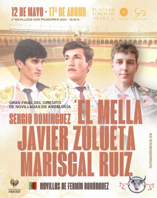 Novillos de Fermín Bohórquez para Sergio Domínguez El Mella, Javier Zulueta y Mariscal Ruiz..jpeg
