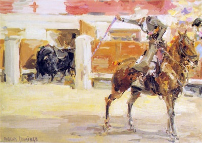 Roberto Domingo Fallola Don Antonio Cañero en la corrida de la Cruz Roja.jpg