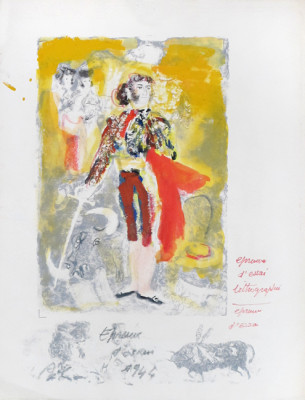 Torero für Lettres d'Espagne 1944 Antonio Clavé.jpg