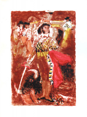 Torero für Lettres d'Espagne 1944 Antonio Clavé Litografía defintiiva.jpg