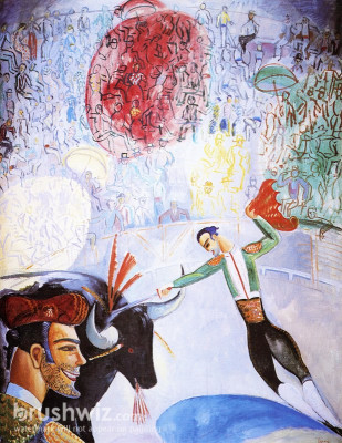 Bullfight by Isaac Grunewald.jpg
