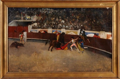 5 Angel Lizcano Monedero Escena de corrida de toros.jpg