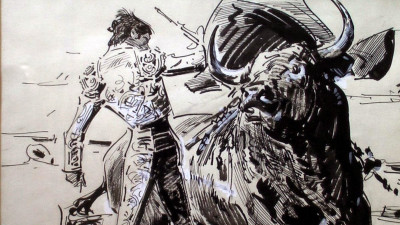 Pancho Flores Pintura taurina Tinta china.jpg