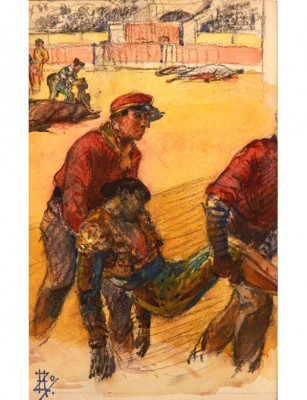 Henri Zo ilustración de la obra de Blasco Ibañez Sangre y arena.jpg
