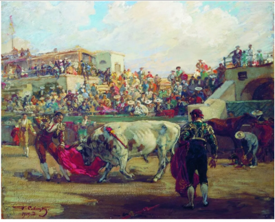 Georgiy Konstantinovich Savitsky Corrida de toros.png
