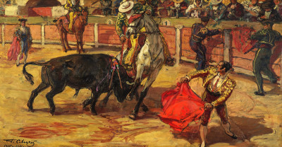 Georgi Konstantinovich Savitsky Bullfight.jpg